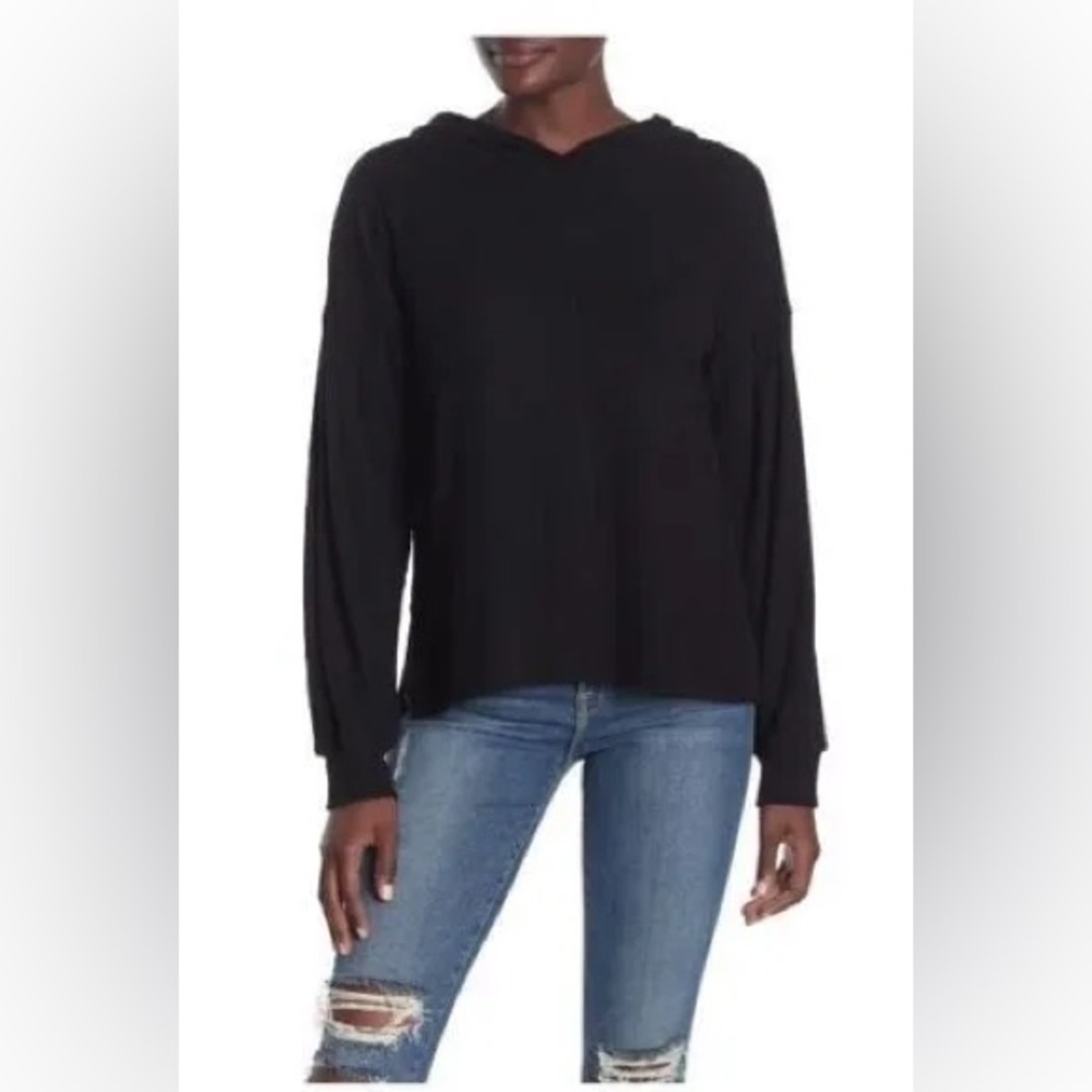 PST by Project Social T Hooded Sweater Women's Size S and M in black